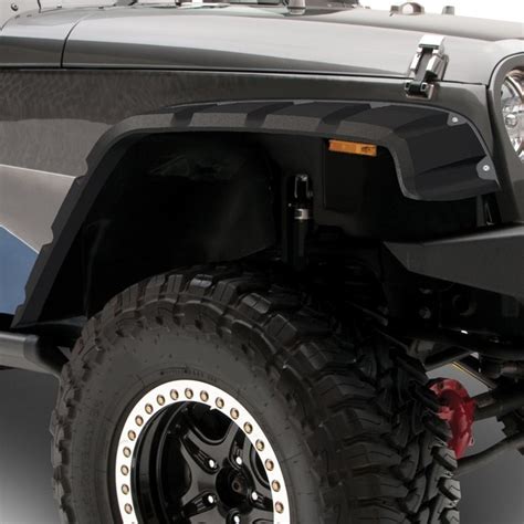 Lund Elite Series Black Front And Rear Rx Jeep Rivet Style Fender Flares