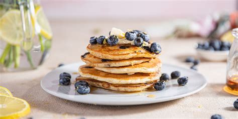 Lemon Blueberry Pancakes Plant Based Recipes