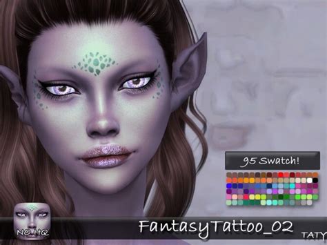 Fantasy Tattoo 02 By Tatygagg At Tsr Sims 4 Updates
