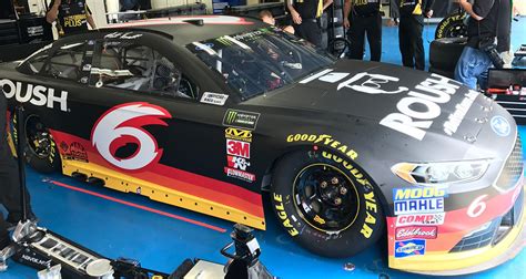 Harmon said this week's theme is about patriotism and is not a critique of nascar, which must approve all paint schemes, or any other views. Matt Kenseth Charlotte Car 1 - MRN - Motor Racing Network