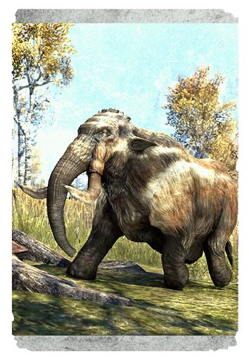 Onlinepocket Mammoth Pet The Unofficial Elder Scrolls Pages Uesp