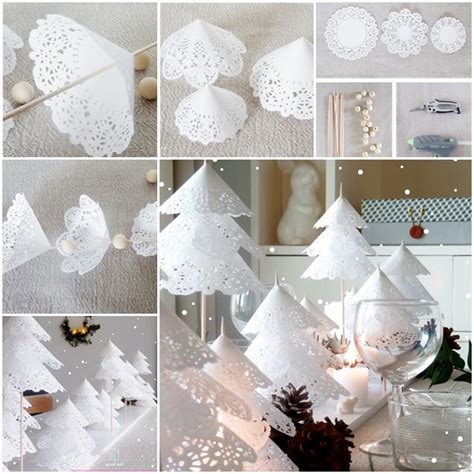 Diy Paper Doily Christmas Tree