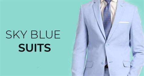 Sky Blue Suit How To Wear A Sky Blue Suit Zonettie Mens Guide