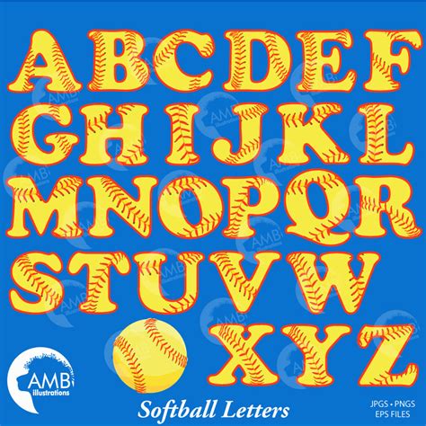 Softball Letters