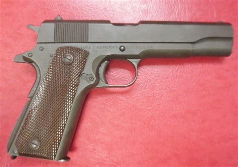 Exceptional Wwii Us M1911a1 Remington Rand 45 Acp Early 1944