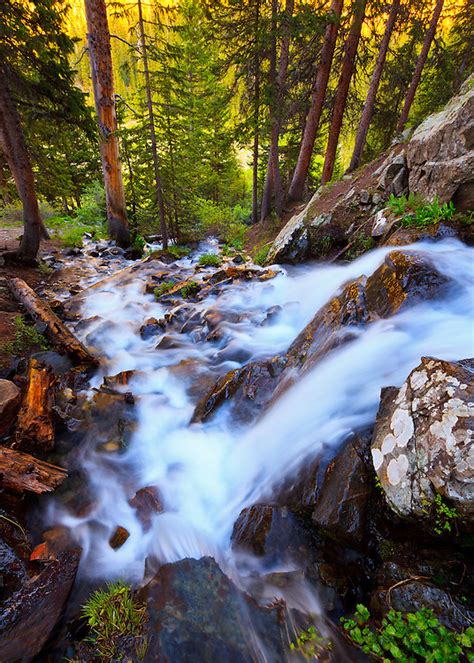 Waterfall In The Wheeler Peak Wilderness Adam Schallau Photography