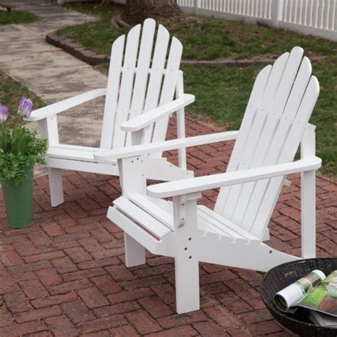 Polywood classic adirondack adirondack chair, white. Coral Coast White Adirondack Chair - | Adirondack chair ...