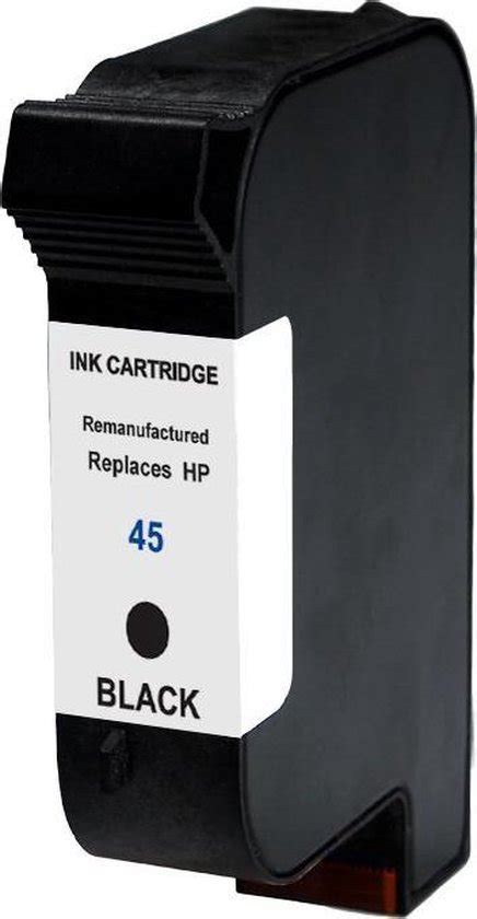 Secondlife Inkt Cartridge Zwart Voor Hp Type Hp 45 Xl