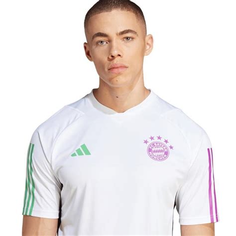 Adidas Bayern Munich Training Shirt 2023 2024 Adults White