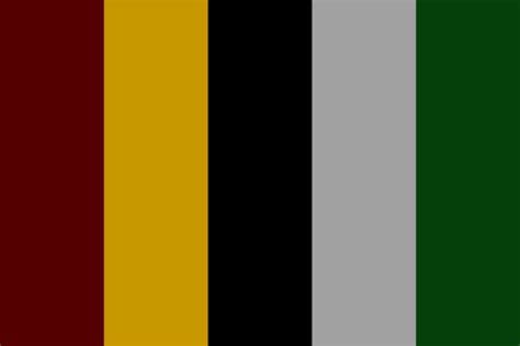 Gryffindor And Slytherin Color Palette