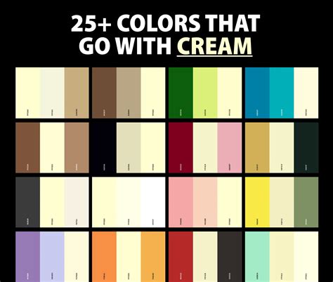 25 Best Colors That Go With Cream Color Palettes Creativebooster