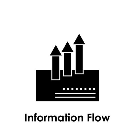Note Arrow Up Information Flow Vector Icon Illustration 23036198