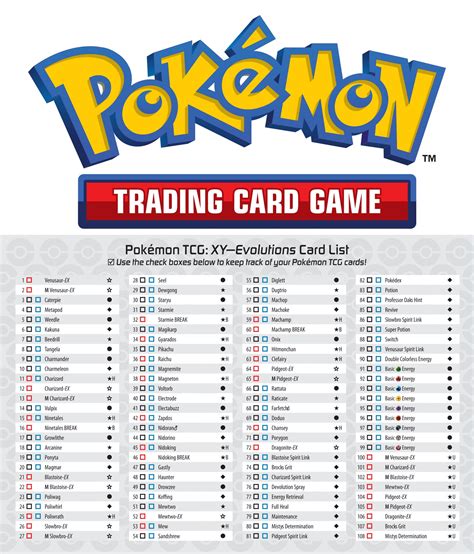 Pokemon Card Symbols List
