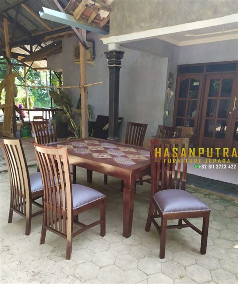 Meja Makan Minimalis Balero A Hasan Putra Furniture Suplier