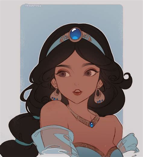Jasmine Disney Drawings Disney Princess Anime Disney Cartoons