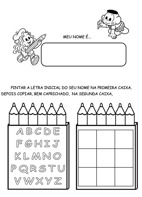 Atividades Com O Nome Para EducaÇÃo Infantil