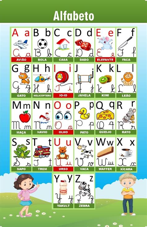 Banner Pedagógico Alfabeto 4 Tipos De Letra 65x100 Lona Parcelamento