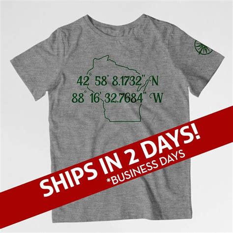 Your State Coordinates Shirt Latitude Longitude Shirt Personalized T
