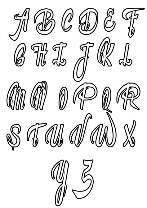Simple Alphabet 4 Alphabet Coloring Pages For Kids To Print And Color