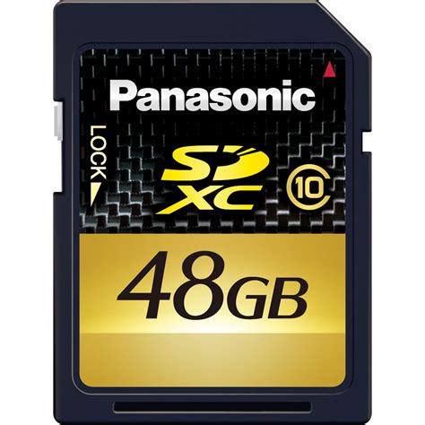 Panasonic 48gb Sdxc Memory Card Rp Sdw48ge1k Bandh Photo Video