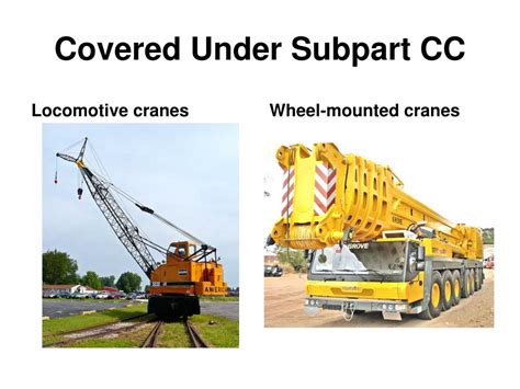 Ppt Osha Crane Rule Cfr 1926 Subpart Cc Powerpoint Presentation Free