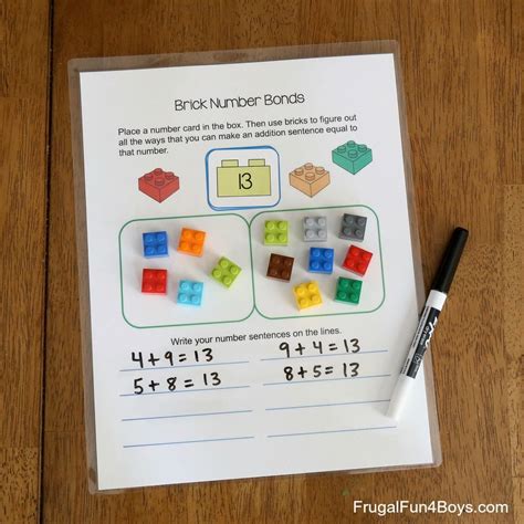 Lego Math Printable Pack Frugal Fun For Boys And Girls Lego Math
