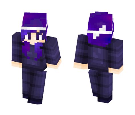 Download Galaxy Hair Minecraft Skin For Free