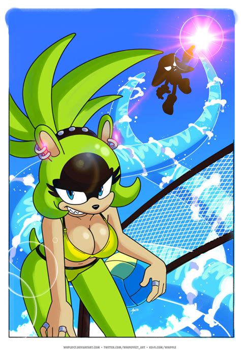 Surge and Kit at the beach (By WHPLEFCT) | Sonic the Hedgehog | Know