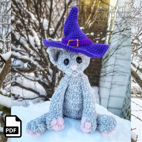 Wizard Kitten Amigurumi Crochet Pattern Digital Pdf By Crafty Etsy