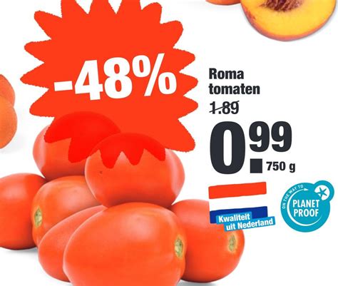 Roma Tomaten Aanbieding Bij ALDI