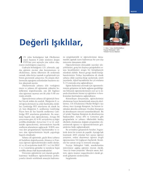 FYZY Dergisi - Sayı 19 by FMV Işık Okulları - Issuu