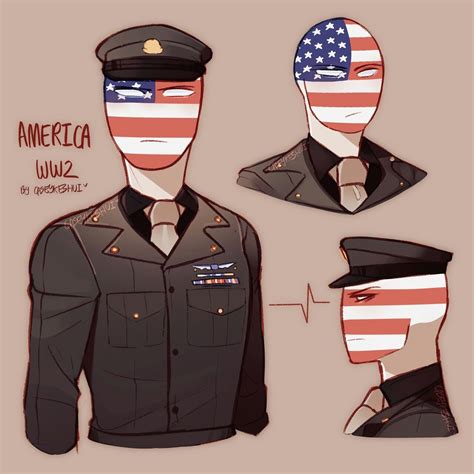 Usa Countryhumans Ww2