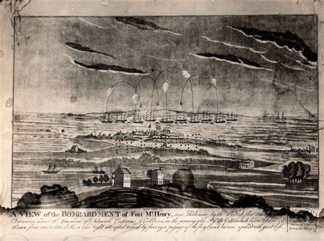 A View Of The Bombardment Of Fort Mchenry 1814 National Museum Of
