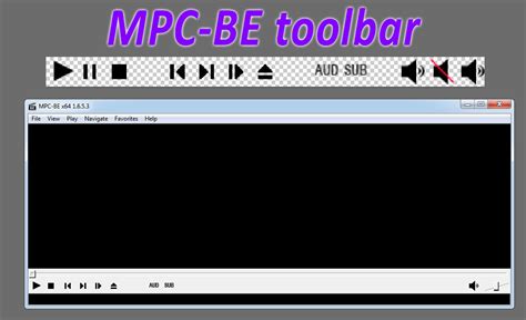 Mpc Be Skin With Custom Toolbar By Sodiumfluoride On Deviantart