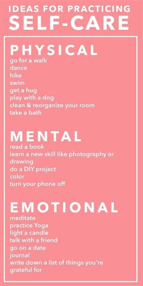 Self Care Is Physical Mental And Emotional Make Sure That Your Needs