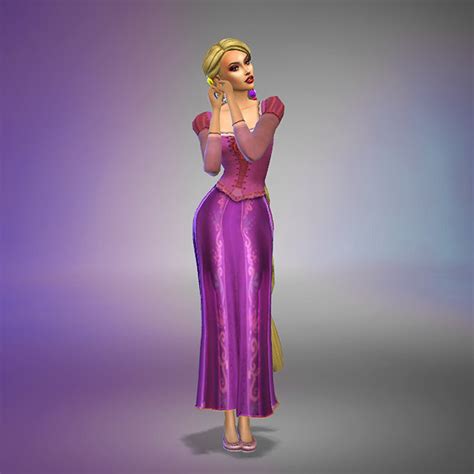 Sims 4 Cc Rapunzel Dress
