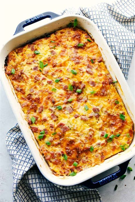 The Best Breakfast Casserole Is A Thick And Creamy Egg Base With