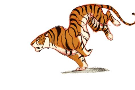 Tiger Walking Gif
