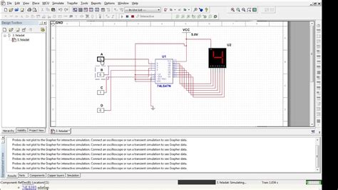 74ls47 7 Segment Display Multisim 142 Youtube