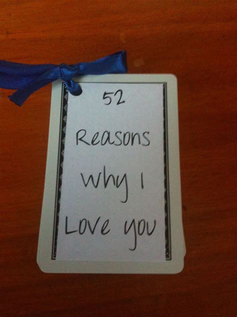 52 Reasons Why I Love You Reasons Why I Love You 52 Reasons Why I