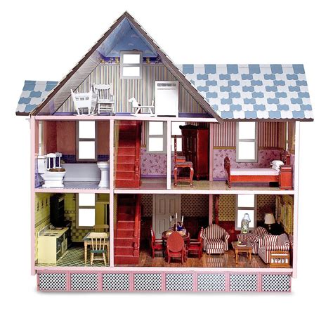 Melissa And Doug Classic Heirloom Victorian Wooden Dollhouse Home