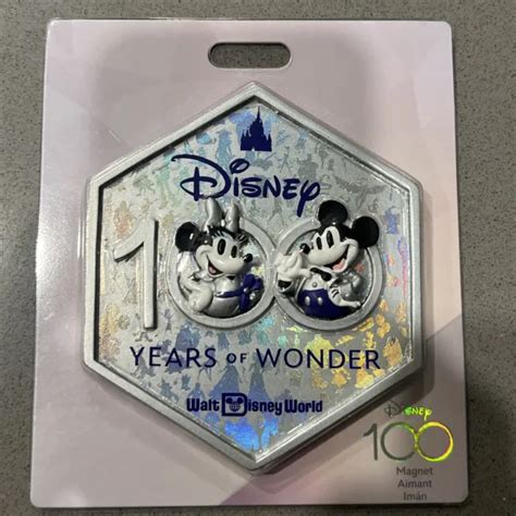 Disney Parks 2023 Platinum 100 Years Wonder Anniversary Minnie Mouse