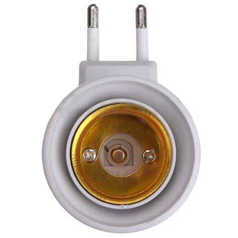 Led Lamp E27 Male Socket Type Eu Plug Adapter Converter For Bulb Holder