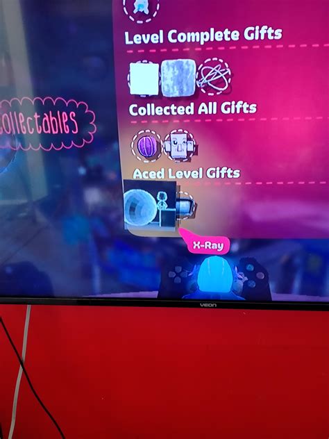 what is x-ray? it's an aced level gift in lbp2: where in the world is