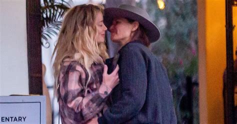 Amber Heard Kisses Cinematographer Bianca Butti During Palm Springs Getaway