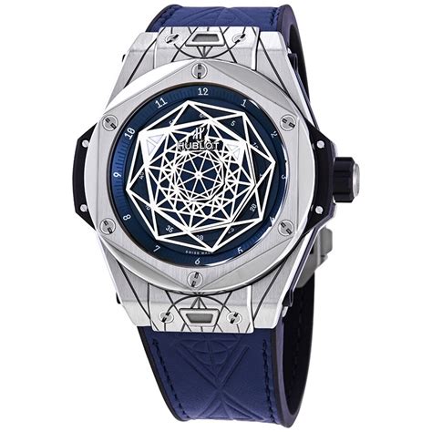 Hublot Big Bang Sang Bleu Automatic Blue Dial Mens Limited Edition