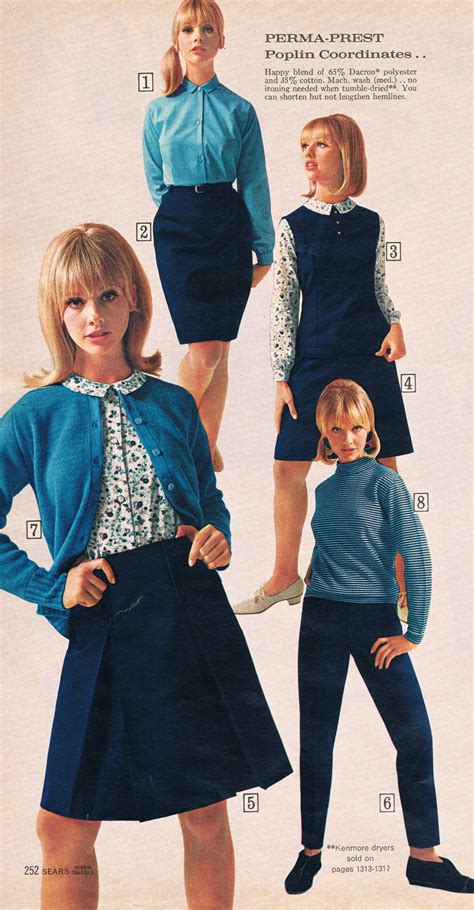 Sears Catalog 1966 Cay Sanderson Sixties Fashion 60s Outfits 1960s Fashion