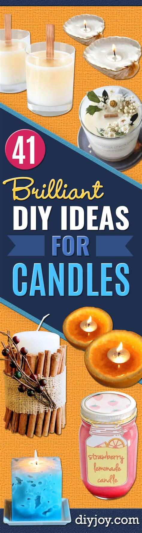 41 Brilliant Diy Ideas For Candles With Images Dollar Store Candle
