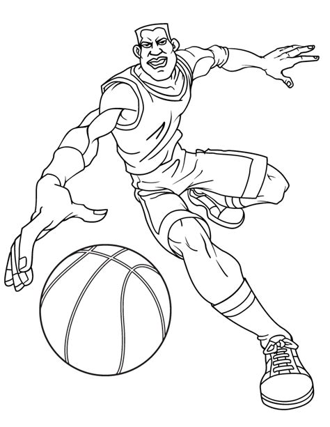 Basketball Coloring Pages For Adults Coloring Home