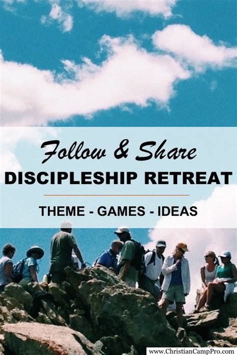 Follow And Share Discipleship Retreat Theme Games Ideas
